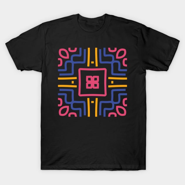 Ethnic Rule pattern Seal T-Shirt by diiiana
